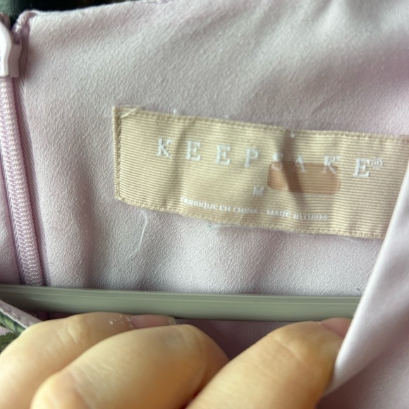 Keepsake The Label Pretty One Floral Ruffle Mini Dress in Lilac Floral - Picture 5 of 7